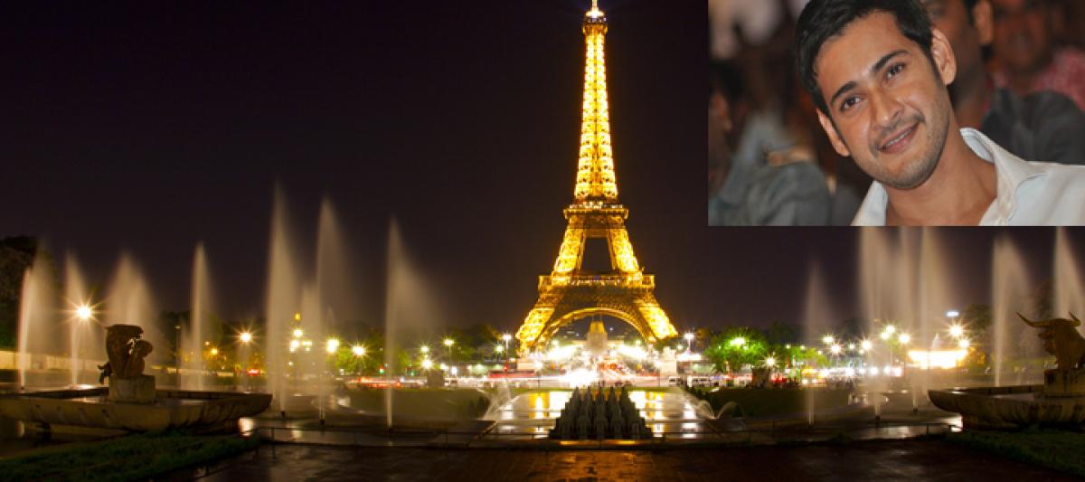 Mahesh to send Dasara Greetings from Eiffel Tower in Paris